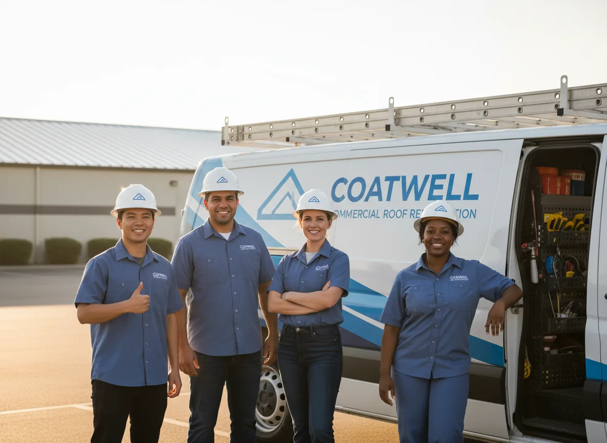 Commercial roof coating company in Dulac, LA