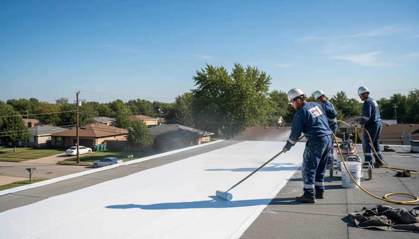 Commercial roof coating in Dulac, LA near me